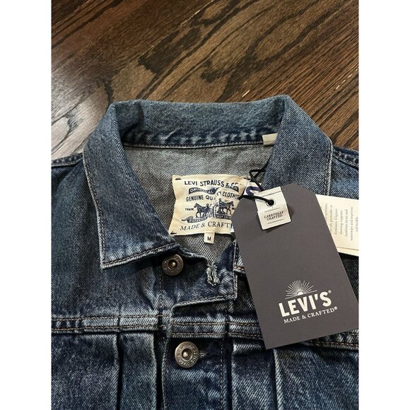 NWT Levis Made and Crafted LMC Type II Worn Trucker Jacket 289430019 Mens Sz M - Picture 2 of 8